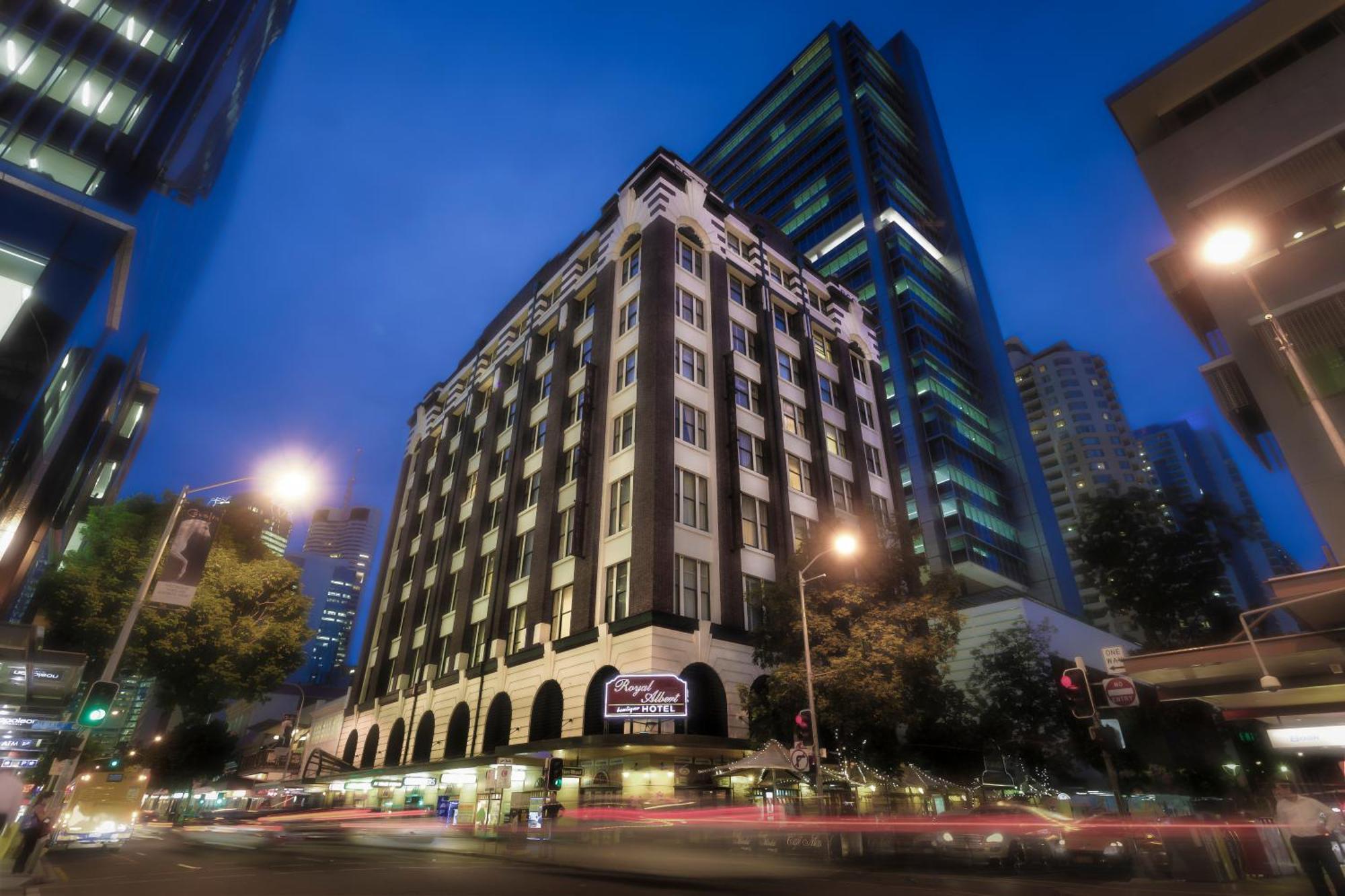 Royal Albert Hotel Brisbane Buitenkant foto